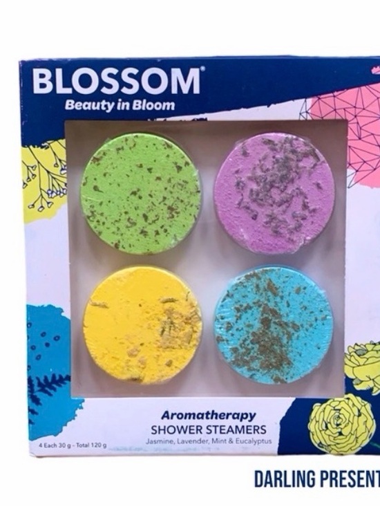 Other - Blossom Beauty In Bloom Aromatherapy Shower Steamers 4 Pack NIB Spa Gift NEW PC
